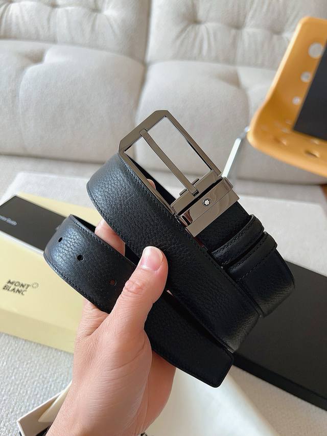 montblanc Montblanc width 3.5cm using top layer cowhide boutique pin buckle head montblanc Montblanc width 3.5cm using top layer cowhide boutique pin buckle head