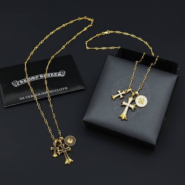 So cool! Latest Chrome Hearts necklace! Unbeatable! Factory direct sales! 1:1 re So cool! Latest Chrome Hearts necklace! Unbeatable! Factory direct sales! 1:1 re