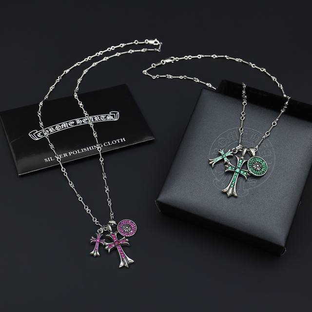 So cool! Latest Chrome Hearts necklace! Unbeatable! Factory direct sales! 1:1 re So cool! Latest Chrome Hearts necklace! Unbeatable! Factory direct sales! 1:1 re
