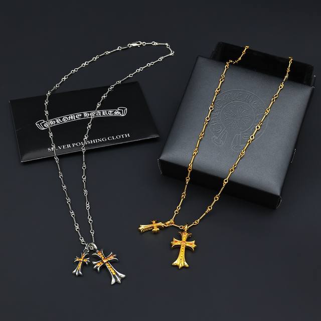 So cool! Latest Chrome Hearts necklace! Unbeatable! Factory direct sales! 1:1 re So cool! Latest Chrome Hearts necklace! Unbeatable! Factory direct sales! 1:1 re
