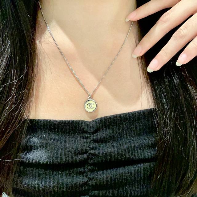 Chanel Round Double C Necklace