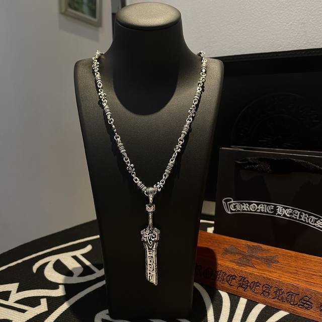 New Arrival, Counter Quality Chrome Hearts Scout Flower Element Necklace With Sw