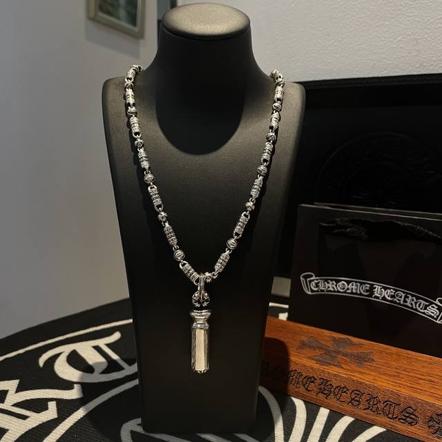 New Arrival, Counter Quality Chrome Hearts Cross Element Necklace. Cross Roller
