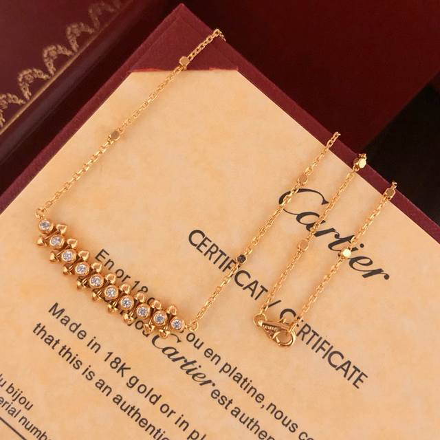 Precision Edition New Cartier Necklace, Original Material, Available At The Stor