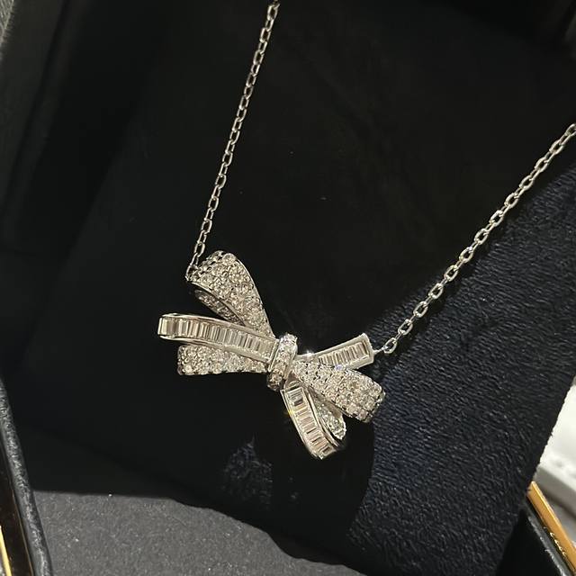 S0074 Graff Classic Bow Series Necklace, Evoking Endless Energy.High-End Custom-