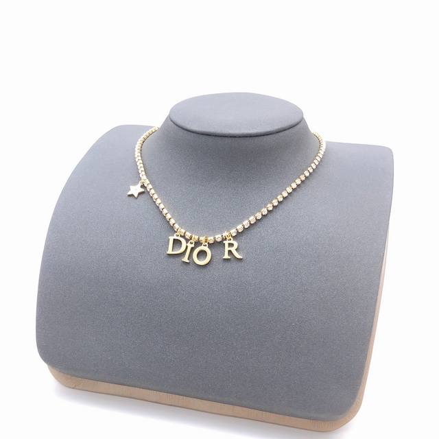 Id Dxl0212 Dio*Latest Model Letter Star Necklace Consistent Zp Brass Material