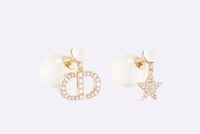 New Arrival Authentic Goods New Dior Cd Letter Ear Studs, Same As Department Sto