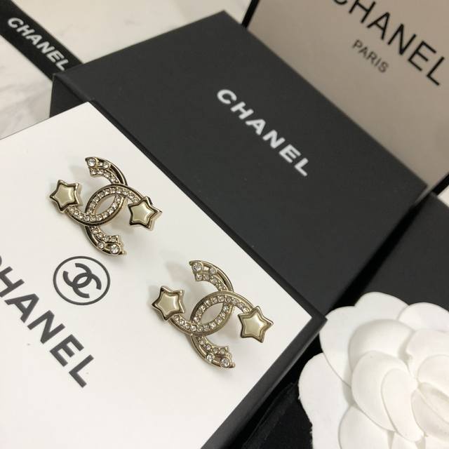 Chanel Chanel Earrings Authentic Quality Star Pearl Stud Earrings Jewelry Recomm