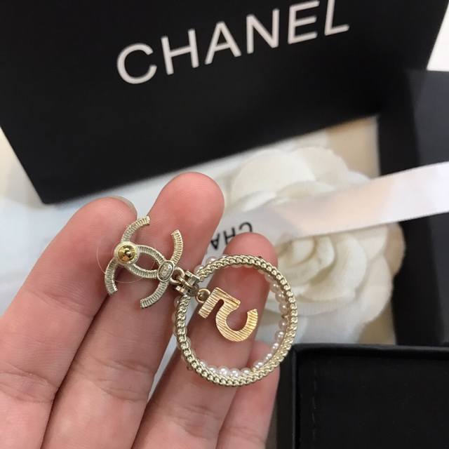Ch Nel Perfume Bottle 5-Character Earrings Most Popular Song Qian's Same Style E