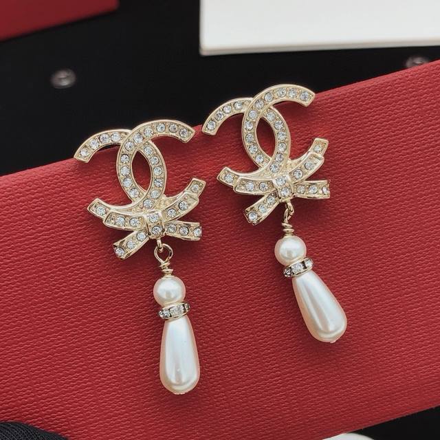 Id Xed0296 Ch*Nel Latest Butterfly Ear Studs, Consistent Zp Brass Material