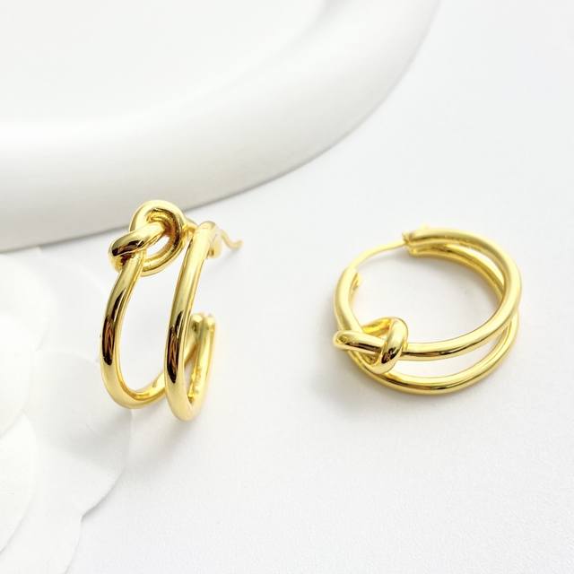Code E2889 Celine Earring Bestseller New Arrival! Consistent Zp Celine Gold Twis