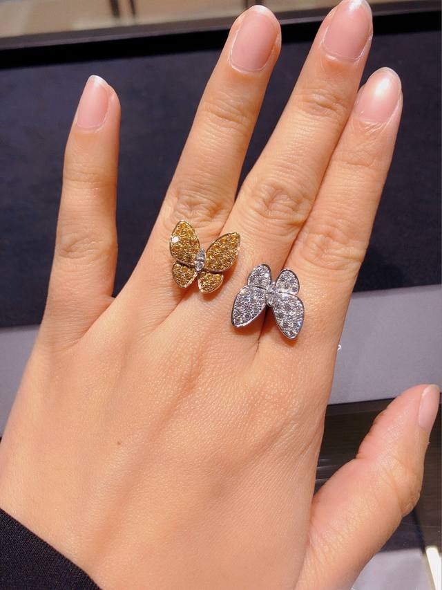 Two-Tone Silver We Produce The Butterfly Ring Z 000+. Ensure You Purchase From T