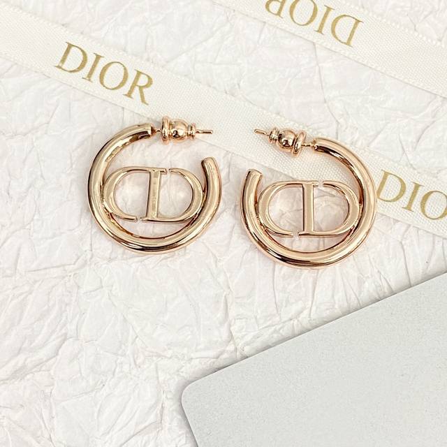 Code E1916 Dior Ear Studs - Hot-Selling New Arrival Rose Metal