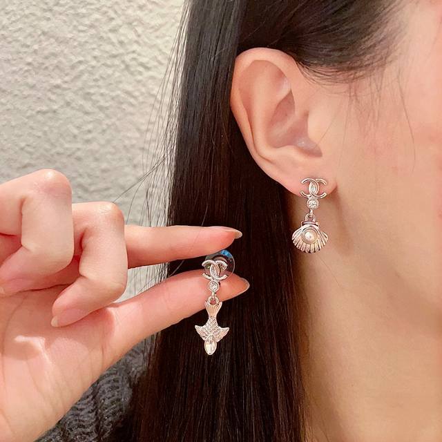 Chanel Classic Double C Earrings