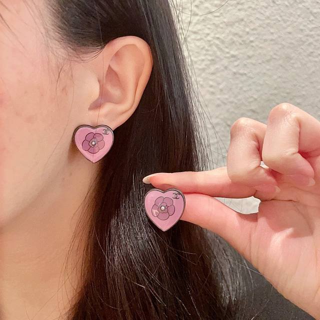 Chanel Camellia Double C Earrings