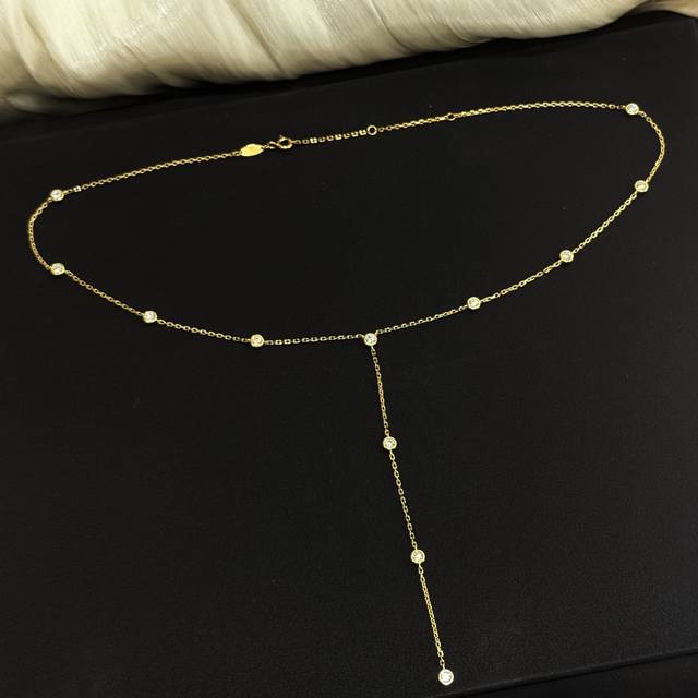 A4185 T-House 12-Diamond Fringe Necklace - The Perfect Gift, A Masterpiece Craft