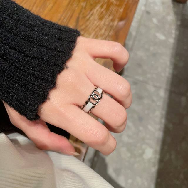 Chanel-Style Double C Letter Ring! You'll Want To Compliment It As Soon As You P