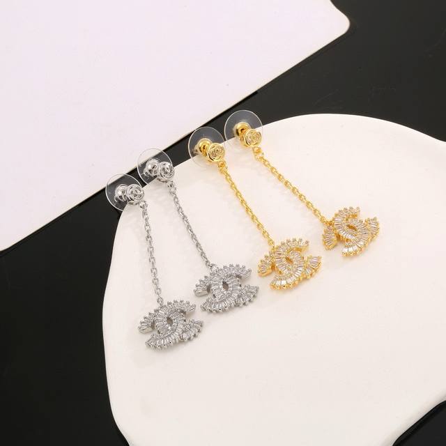 Chanel Long Earrings, Following The Latest Trends For Early Spring. Whether You