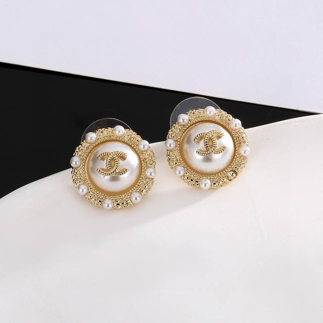 Chanel Pearl Earrings, Fashionable And Versatile, Ultra-Beautiful 1:1 Exquisite