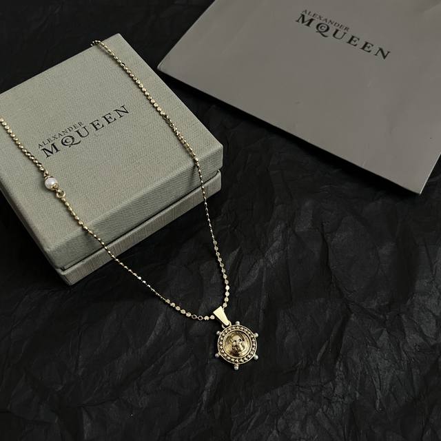 New Alexander Mcqueen Necklace, Original Custom Design. The Rebellious, Extravag