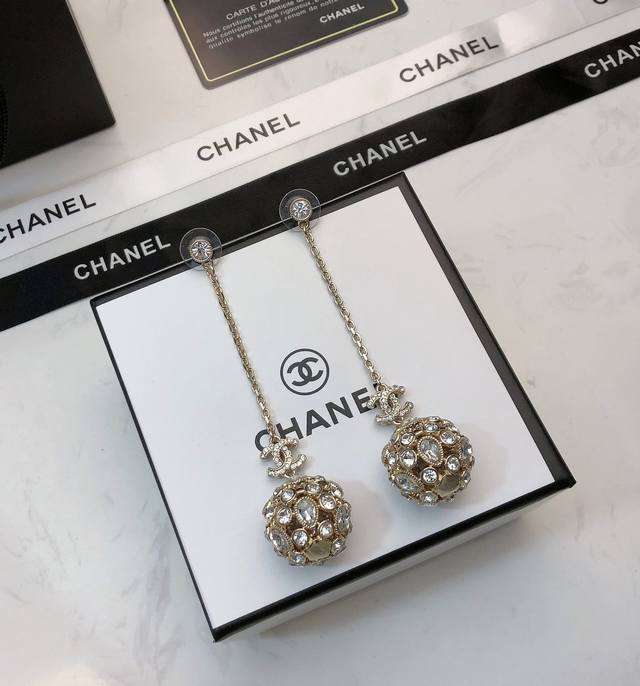 Chanel Ear Studs Hot-Selling New Arrival, Z-Batch Chan 24 Round Diamond-Head Cha