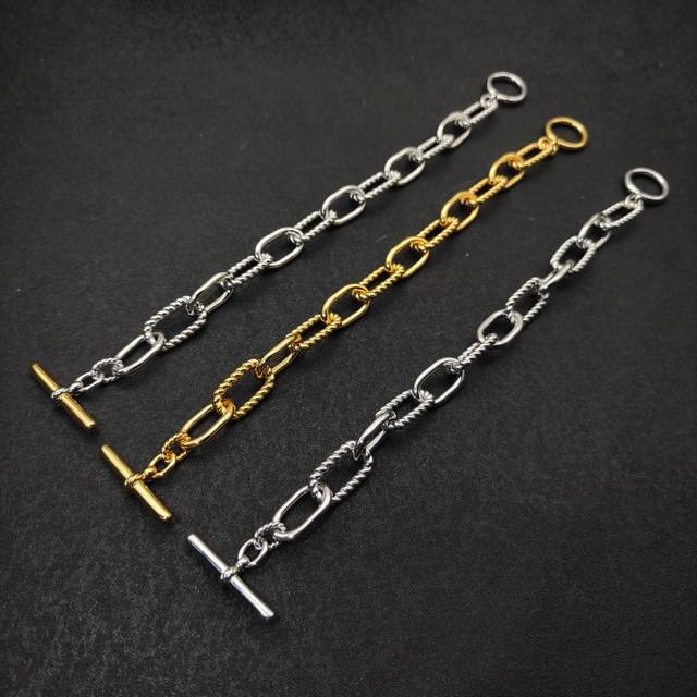 David Yurman Twisted Wire Rotating Clasp Bracelet, Available In Three Styles. Co