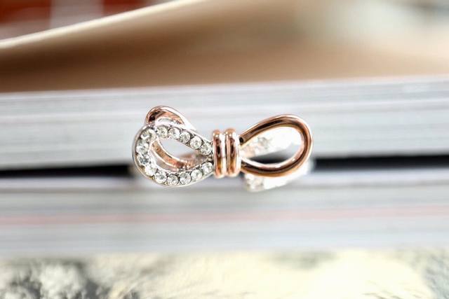 Swarovski Bow Knot Ring This Romantic And Youthful Ring, Symbolizing Love With A