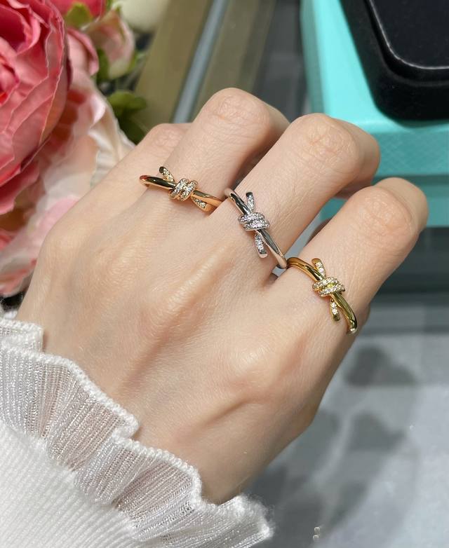 V-Gold Material. Sizes 5678. Z-Batch Release, Tiffany Cnc Half-Diamond T-Knot Ri