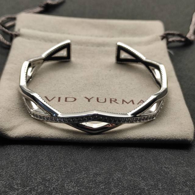 New Arrival David Yurman 13Mm Two-Row Cufflink Bracelet. Recommended For Wrist S