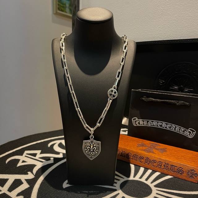 New Arrival, Boutique Quality Chrome Hearts Classic Retro Multi-Element Necklace