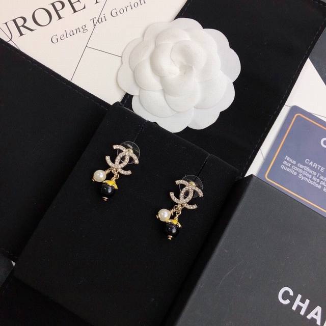 Chanel Double C Ear Studs Elegant And Sophisticated Design, Meticulously Crafted