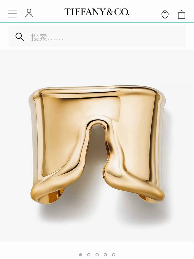 Bracelet Tfn Tiffany Bone European And American Fashion Runway Style Bold Metal