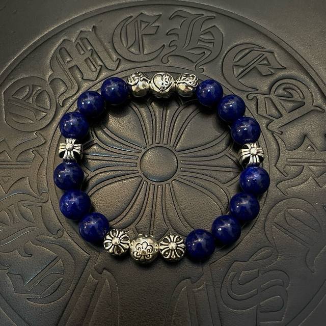 New Arrival, Counter Quality Chrome Hearts Cross Heart Classic Retro Lapis Lazul