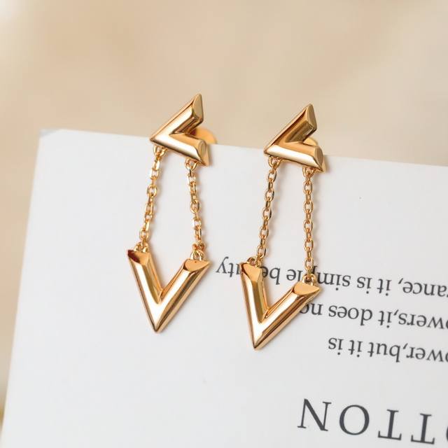 Brand-New Volt Series Gold Jewelry Earrings. Designed By Francesca Amfitheatrof,