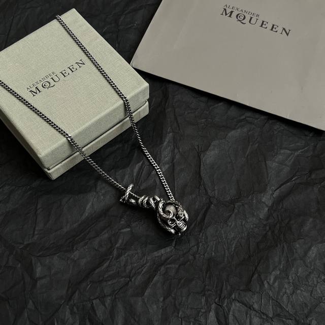 New Alexander Mcqueen Necklace, Original Custom Design. The Rebellious, Extravag