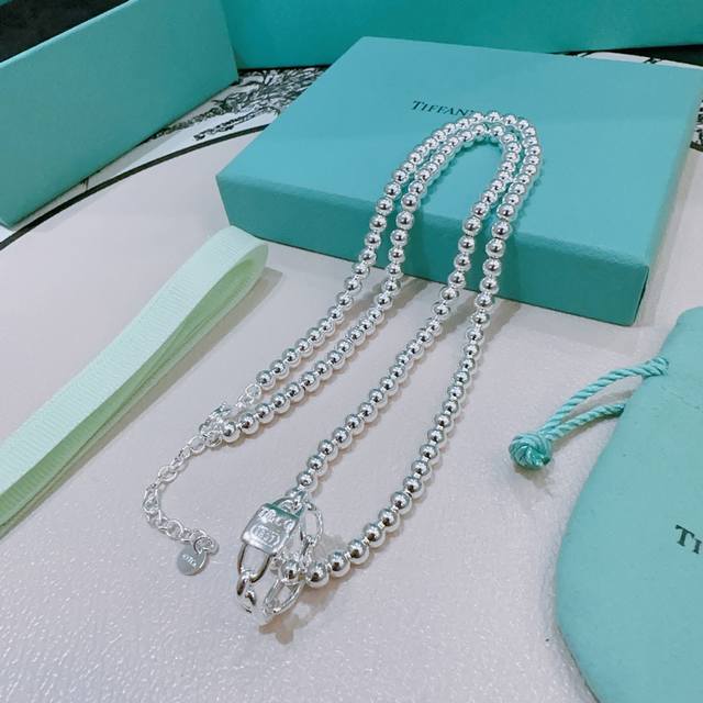 Authentic New Tiffany Necklace Tiffny&Co. Store-Quality Silver Version Celebrity