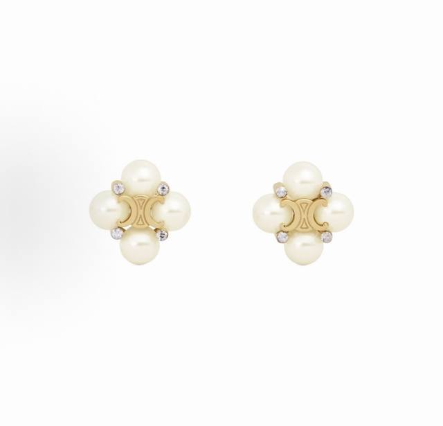 Celine Pearl Ear Studs: A Perfect Fusion Of Luck And Luxury Celine's Newly Launc