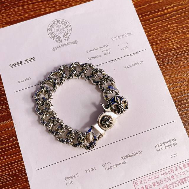 Boy Scout Flower Ship Anchor Cross Flower Bracelet Lobster Clasp Fashion Thai Si