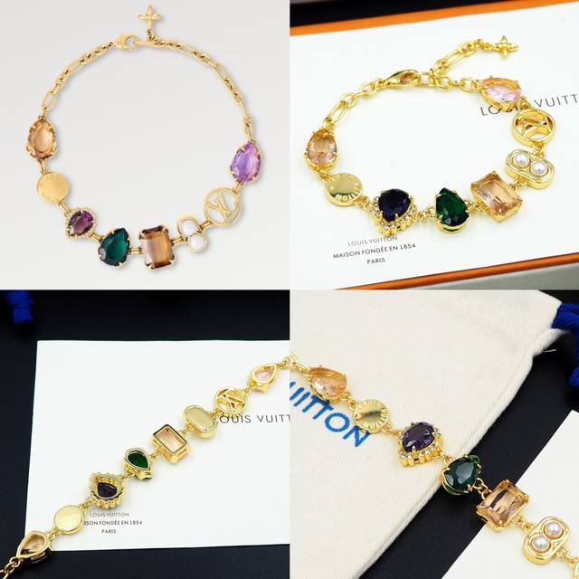 Heirboom Necklace Features Dazzling Chains Adorned With Monogram Floral Motifs S