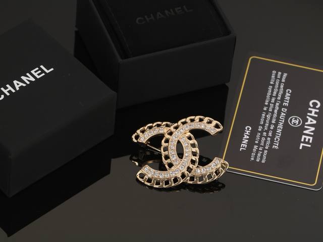 New Chanel Double C Brooch, Extremely Elegant, Simple Design, Incredibly Stylish