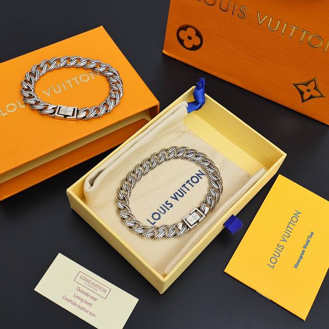 Best-Selling Lv Bracelet Lv Vintage-Style Bracelet, Louis Vuitton Authentic Mate