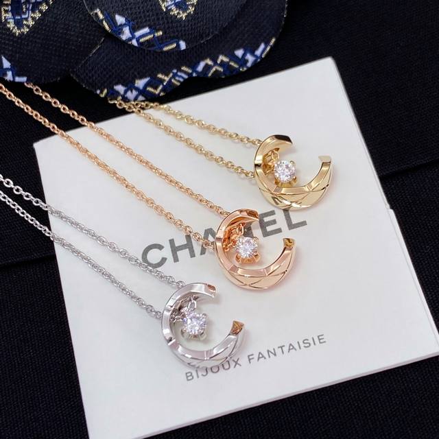 Premium Edition Chanel Coco Crush Water Moon New Necklace Chanel Coco Crush New