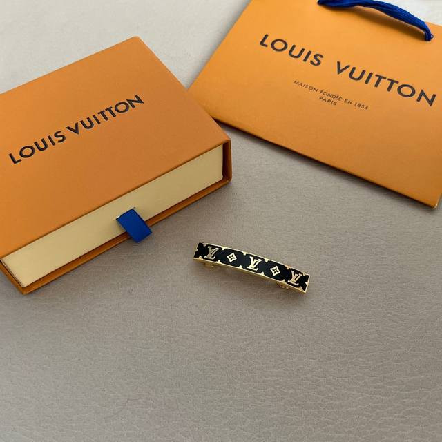 New Lv Hairpin, Louis Vuitton Authentic Material, Hot-Selling Design, Unique Ret