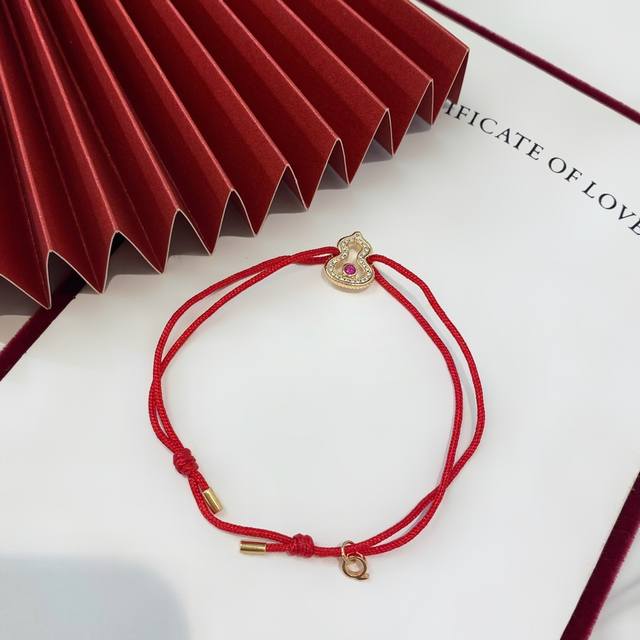 Q Wulu Legend Series New Red String Bracelet And Ruby Bracelet, Bringing Good Fo