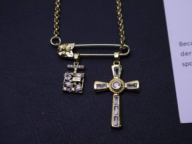 P [Today's Recommendation] Chrome Hearts Necklace Brooch Chain, Featuring Unique