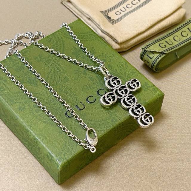 Gucci Necklace Latest Model With Higher-Grade Chain, Celebrity-Inspired Anger Fo