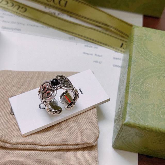 Gucci Ring Latest Style Higher Grade Celebrity Edition Anger Forest Series Doubl