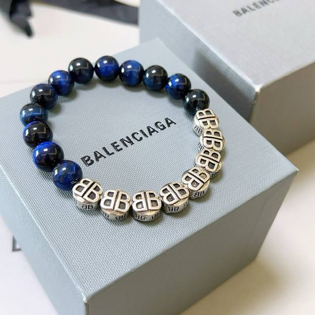 Premium Craftsmanship Version Natural Tiger's Eye Parisian House Bracelet Thai S