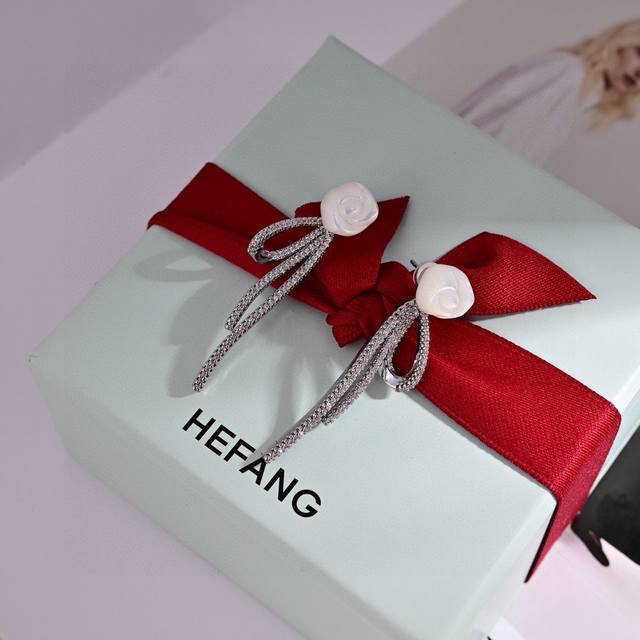 Authentic New Arrival Hefang Necklace And Earrings, Identical To The Store Versi