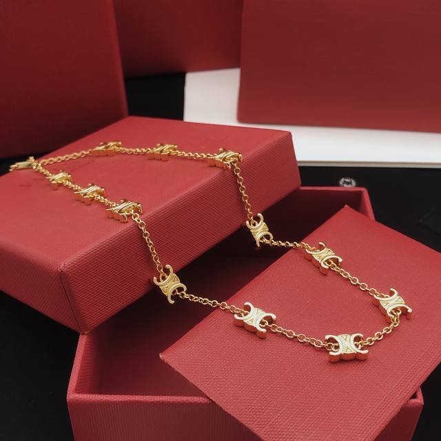 Code Slxl0010 Celine * Latest Necklace, Consistent Zp Brass Material